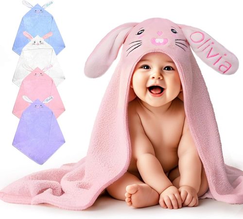 Custom Hooded Baby Bath Towels