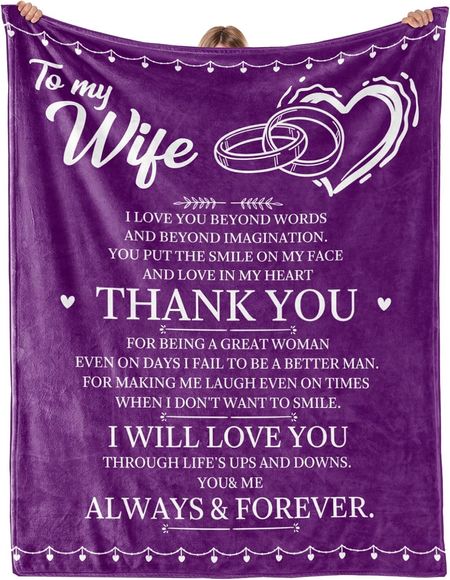 Purple Throw Blanket