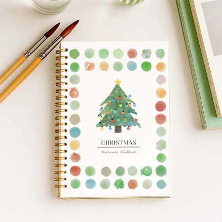 🔥LAST DAY SALE 60% OFF 🖼️Beginner-Friendly💕 Watercolor Workbook