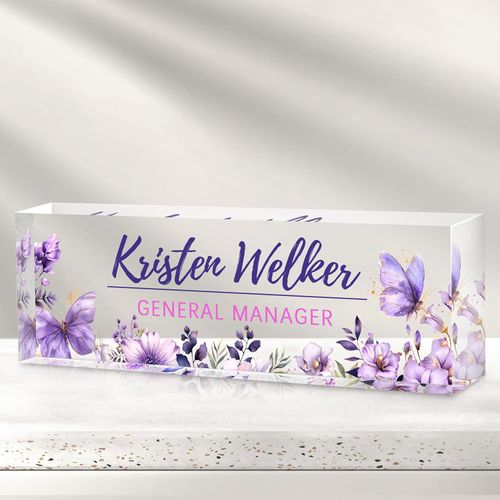 Custom Office Name Plate for Desk