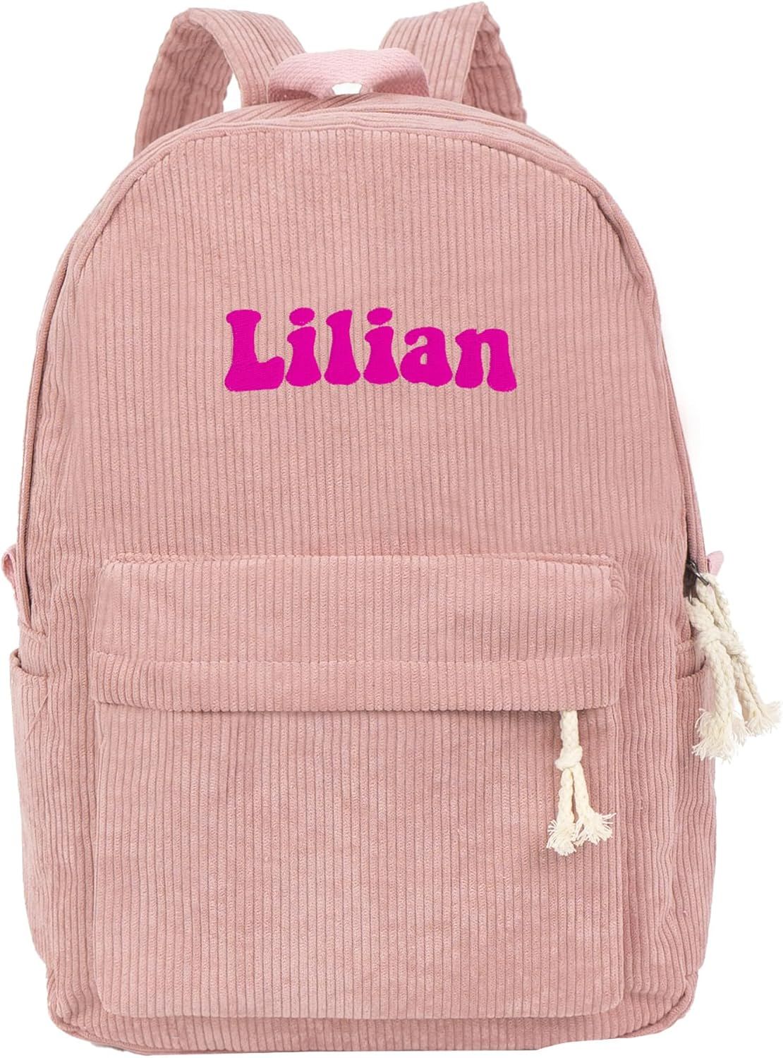 Personalized Corduroy Backpack