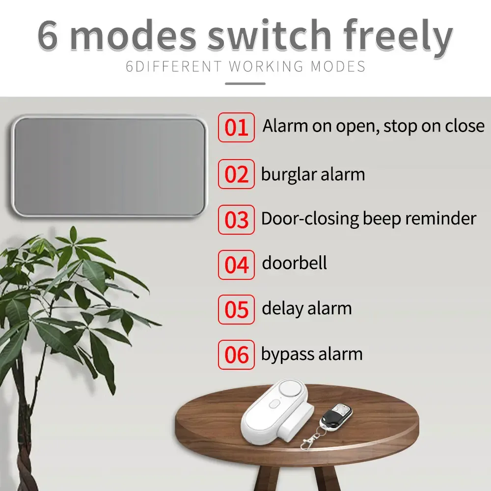120dB Door And Window Security Alarm