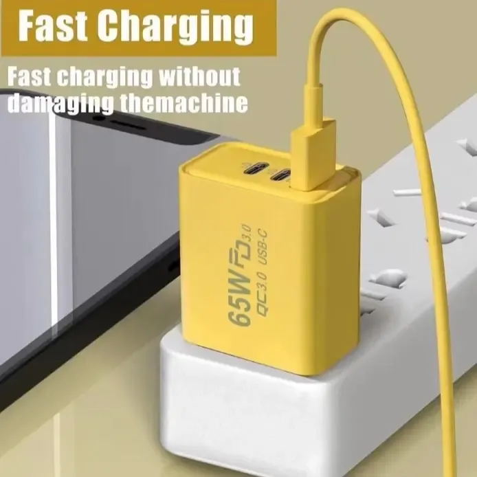 65W USB-C Fast Charger 3-Port