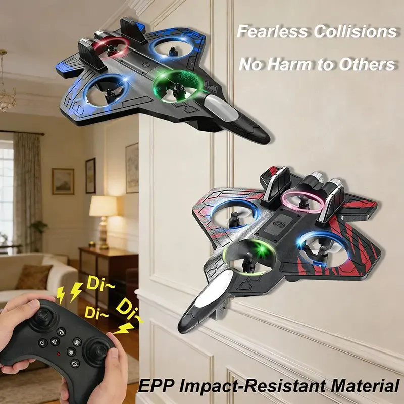 RC Airplane Trainer - Remote Control Aircraft , Foam Build, 360° Flip, 3 Speed Modes, Easy-to-Fly for Beginners, Toys & Hobbies Educational Science & Technology Toy