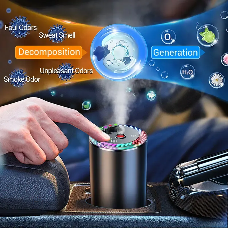 Set - Smart Car Air Freshener:  Natural Cologne Air Purifier Lasting Fragrance Rolls Royce Star Roofing