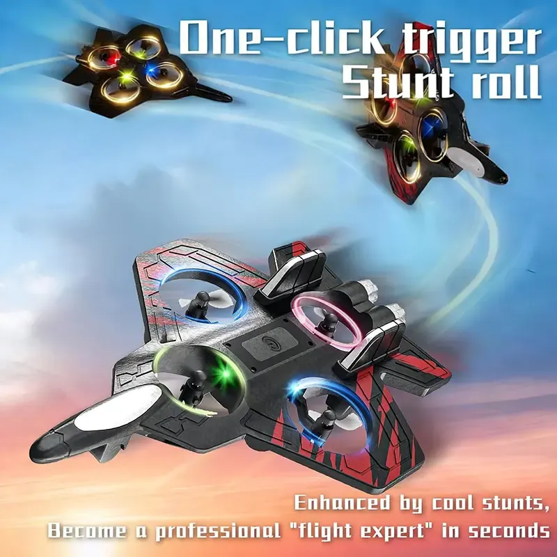 RC Airplane Trainer - Remote Control Aircraft , Foam Build, 360° Flip, 3 Speed Modes, Easy-to-Fly for Beginners, Toys & Hobbies Educational Science & Technology Toy