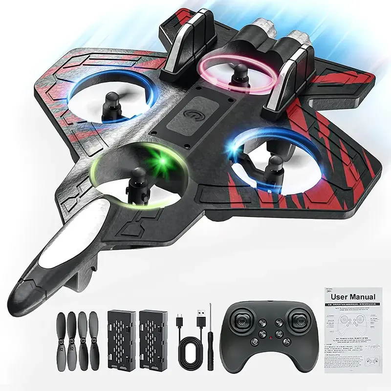 RC Airplane Trainer - Remote Control Aircraft , Foam Build, 360° Flip, 3 Speed Modes, Easy-to-Fly for Beginners, Toys & Hobbies Educational Science & Technology Toy
