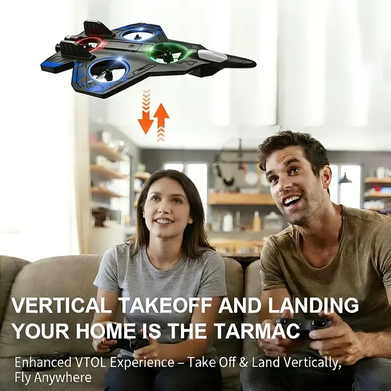 RC Airplane Trainer - Remote Control Aircraft , Foam Build, 360° Flip, 3 Speed Modes, Easy-to-Fly for Beginners, Toys & Hobbies Educational Science & Technology Toy