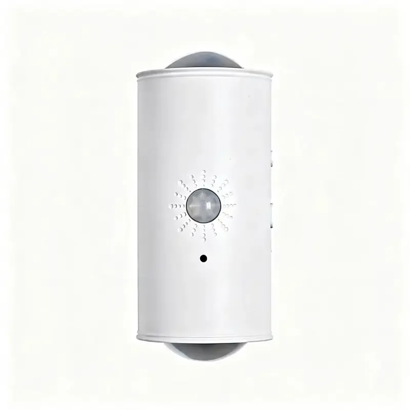 Smart LED Wall Lamp with Motion Sensor - 16 RGB Dynamic Ambient Night Light with Remote, Magnetic & Stick on Design, USB Rechargeable Cordless Projector light, Perfect for Home Decor, Stairs, Hallway, Courtyard Doorway