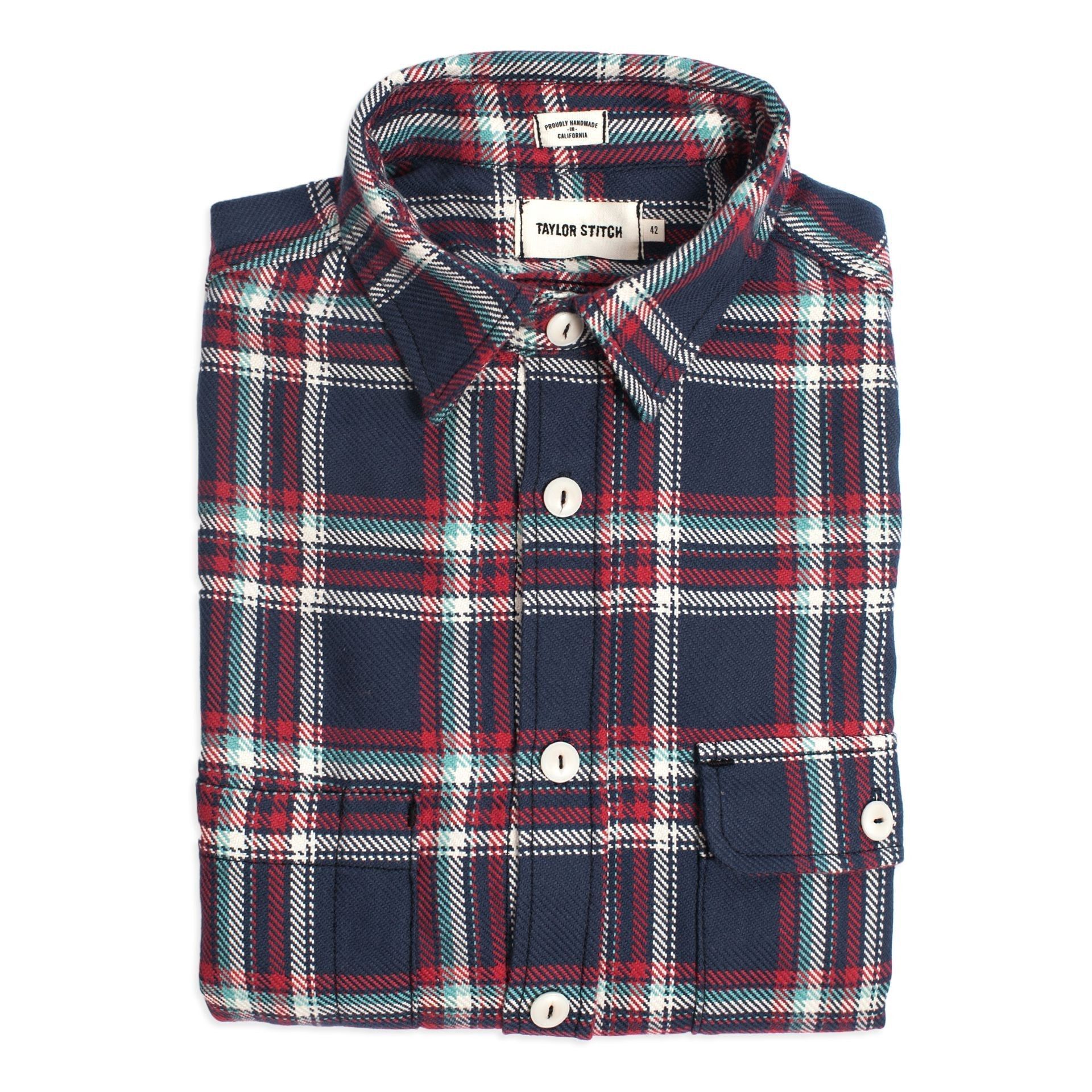 The Triple Needle Moto Utility Shirt in Navy