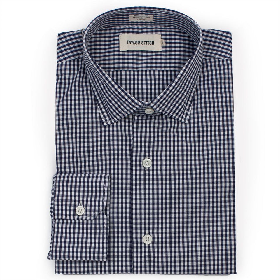 The Hyde in Navy Mini Gingham