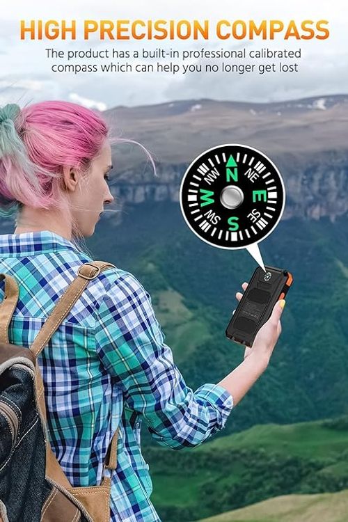 🔥Waterproof Solar Power Bank