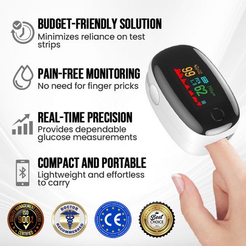🔥10,000+ sold in last 30 day_Non-invasive Precision Pulse oximeter