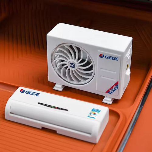 Air Conditioner Shape Car Perfume Air Freshener Vent Clip Mini Solar Car Perfume Air Conditioning Decoration