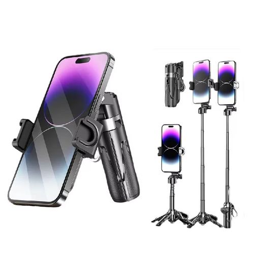 Selfie Stick 360 Rotation for Vlogging Wireless Remote Control Operation Portable P15 MINI Gimbal Stabilizer
