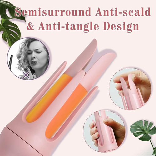 32mm Wave Fast Heating Ceramic Automatic Curler Iron Wand  Anti-Frizz Large Wave Water Ripple Egg Roll