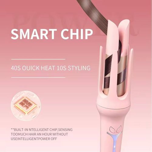 32mm Wave Fast Heating Ceramic Automatic Curler Iron Wand  Anti-Frizz Large Wave Water Ripple Egg Roll