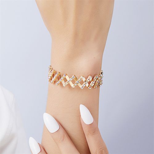 New Design 2-in-1  Crystal Bangles and Rings