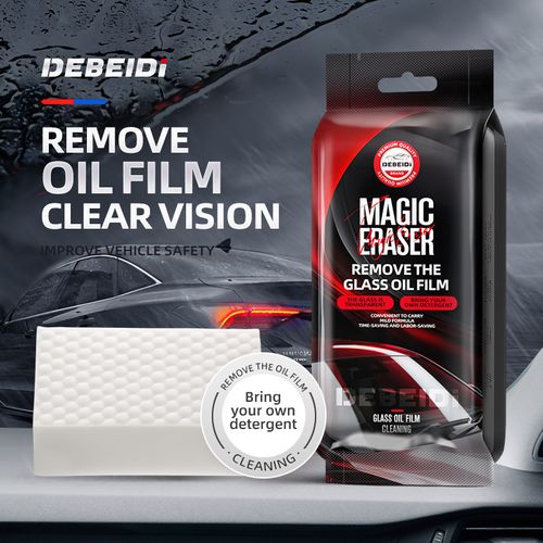 Car glass oil film remover, sponge cleaner, windshield washer, rearview mirror coating cleaner brush