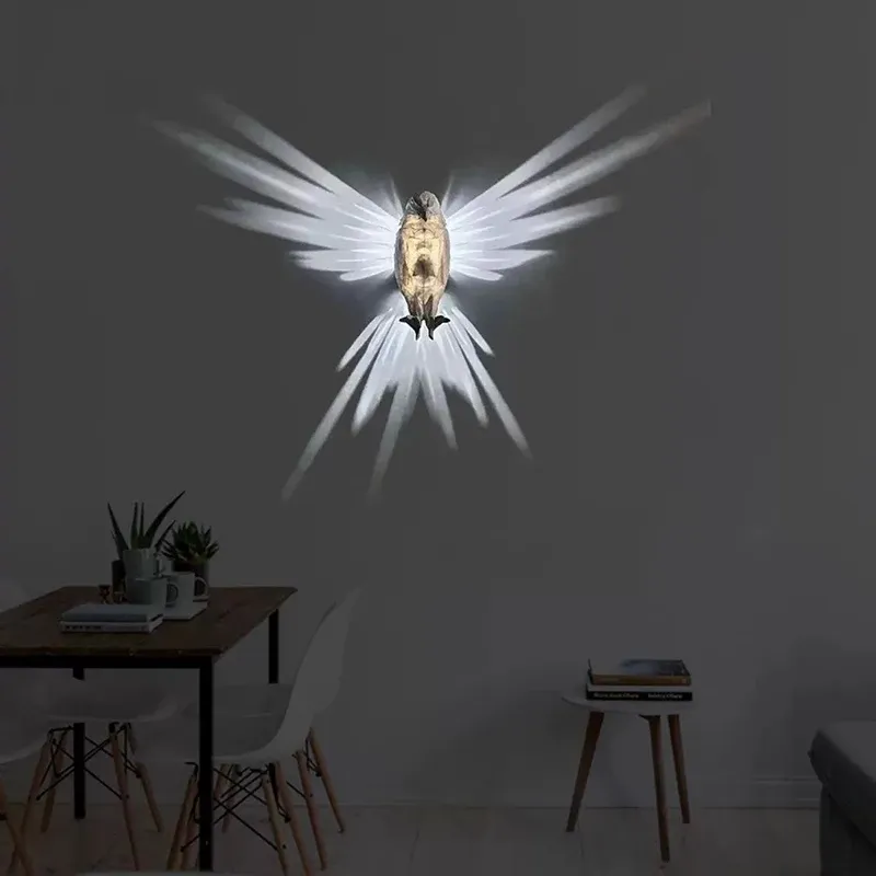 Modern Wall Lamp Eagle Bird Shape Projection