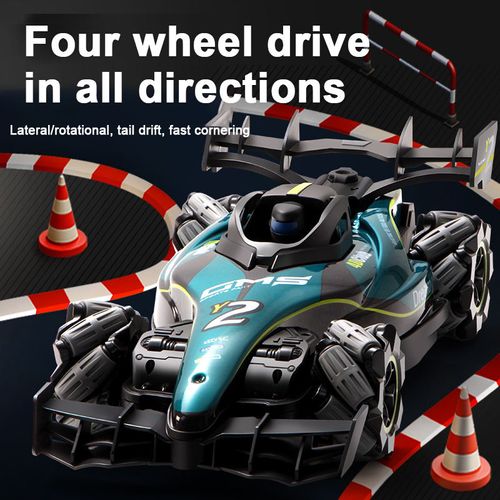 Remote control racing toy 4 drive drift equation spray truck, gesture sensing