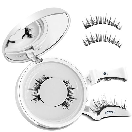 Reusable magnetic lashes eliminate the need for glue or eyeliner