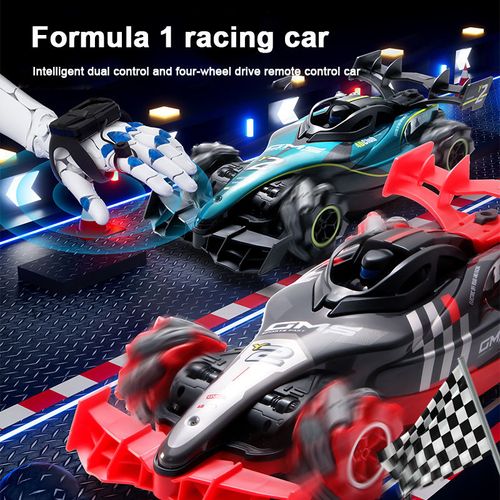 Remote control racing toy 4 drive drift equation spray truck, gesture sensing