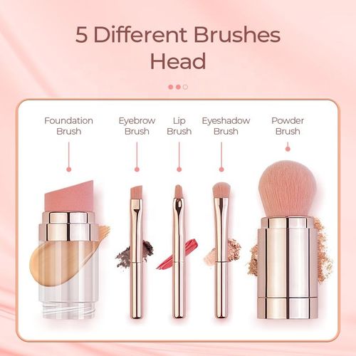 5-in-1 High Quality Professional Luxury Makeup Brush Set