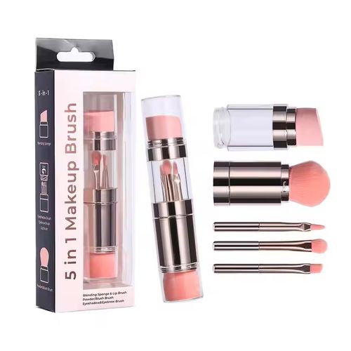 5-in-1 High Quality Professional Luxury Makeup Brush Set