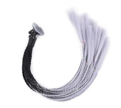 Motorcycle Helmet Decorated Dreadlocks Motorcycle Braids Removable Suction Cup Design Super Fashion Boxing Braids Wig Ponytail