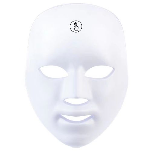 Silicone LED Photon Facial Mask – Infrared Anti-Aging & Acne Treatment for Home Use