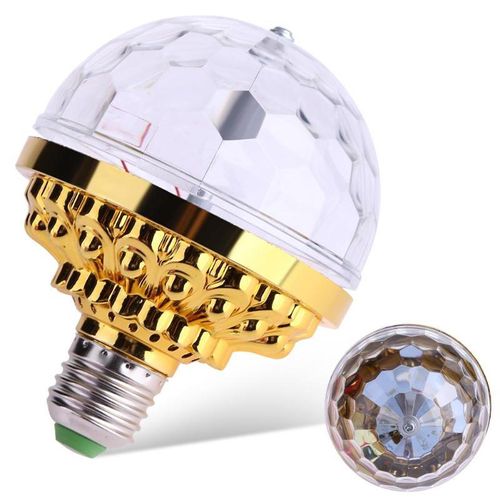 LED laser golden magic ball atmosphere light colorful rotating crystal magic ball bulb