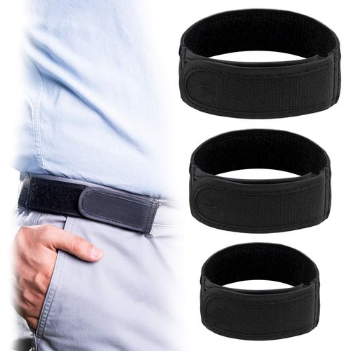 Outdoor Casual Lazy Belt Elastic Waistband Velcro Single Side No Buckle Nylon Belt Convenient Stickers