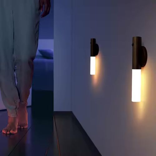 New Design Night Light Rechargeable with Magnetic Base Body Sensing Cabinet Wardrobe Light LED Wall Light