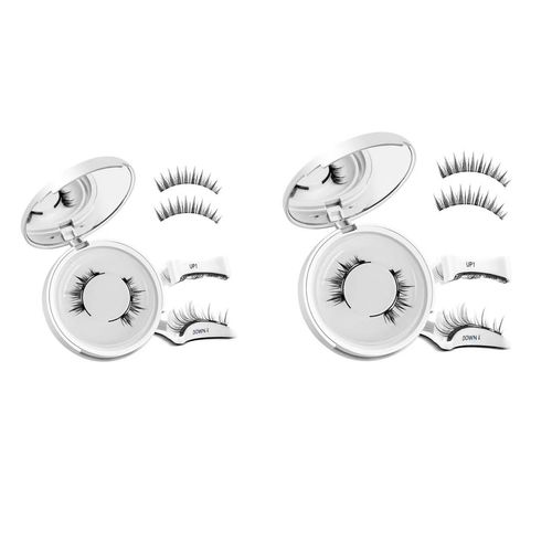 Reusable magnetic lashes eliminate the need for glue or eyeliner