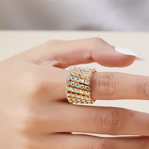 New Design 2-in-1  Crystal Bangles and Rings