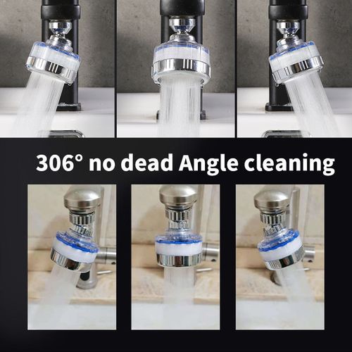Anti-splash booster faucet, water purifier, water filter, water-saving universal shower head