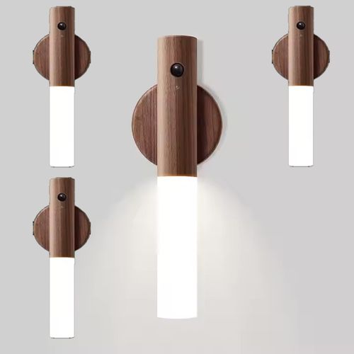 New Design Night Light Rechargeable with Magnetic Base Body Sensing Cabinet Wardrobe Light LED Wall Light