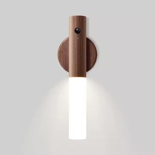 New Design Night Light Rechargeable with Magnetic Base Body Sensing Cabinet Wardrobe Light LED Wall Light