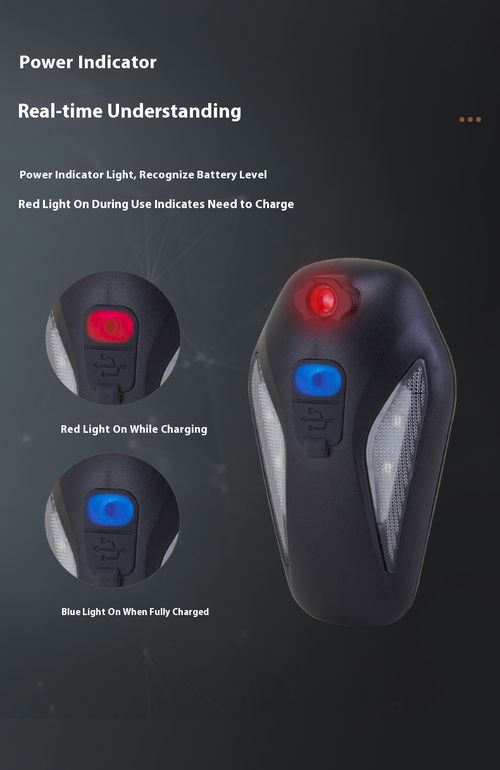 New car taillight LED warning light rechargeable outdoor riding light bicycle pattern projection taillight