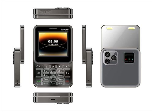 New i19 professional square slide button mini cell phone 2.4 inch dual sim card 2G GSM camera FM bluetooth unlocked small cell phone