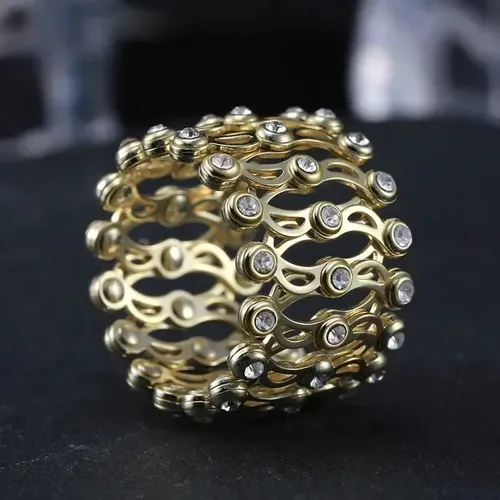 Transformable Magic 2-in-1 Folding Retractable Ring Bracelet Fashion Jewelry Ring