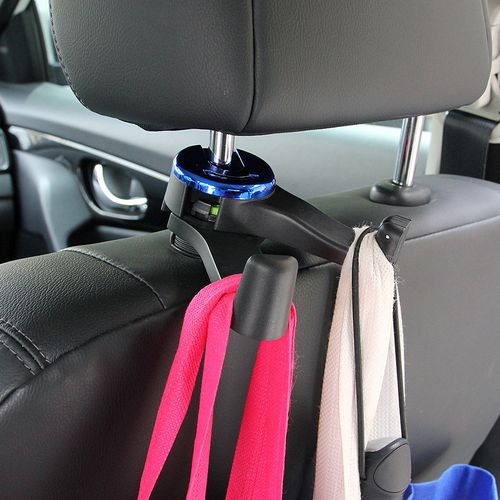 Multi-functional car seat hooks
