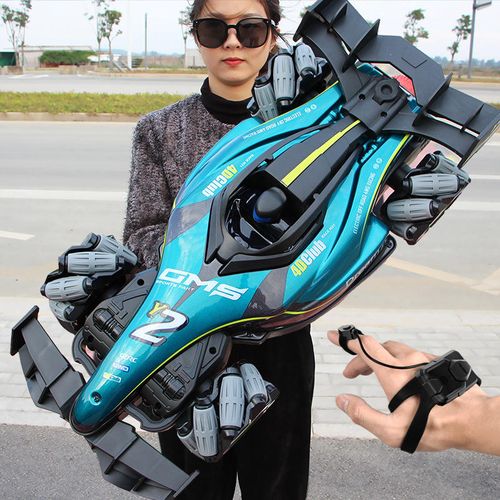 Remote control racing toy 4 drive drift equation spray truck, gesture sensing