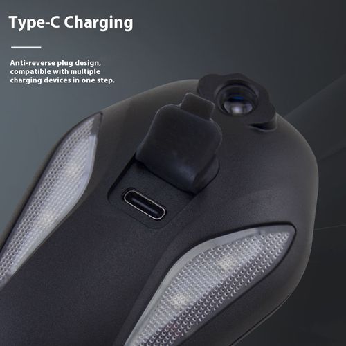 New car taillight LED warning light rechargeable outdoor riding light bicycle pattern projection taillight