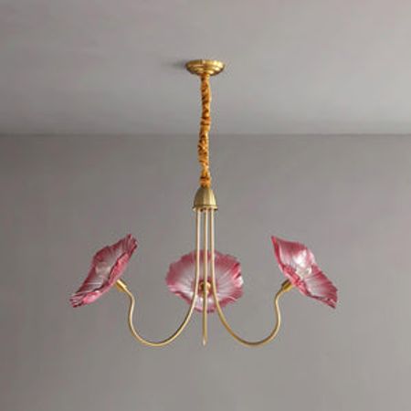 Murano Glass Flowers Chandelier