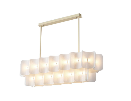 Ripple Glow Linear Chandelier