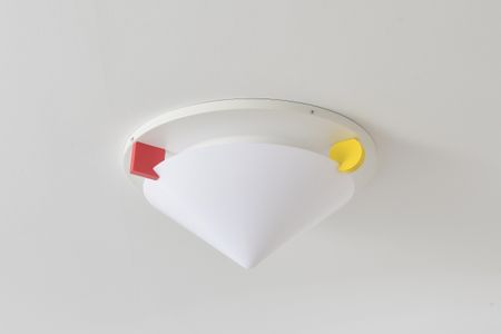 Memphis Vintage Bedroom Ceiling Light Cartoon Colorful Children's Room Round Lamp Bauhaus Dining Room Study Light