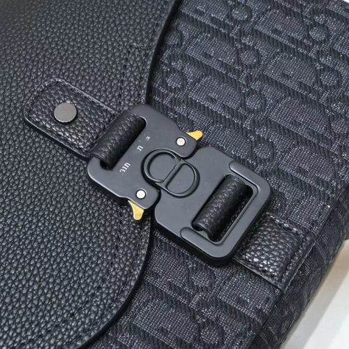 Classic Monogram Crossbody: Secure Buckle & Leather Accents