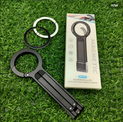 Exquisite Double - sided Magnetic Carabiner Phone Tripod: Multiple Forms, Portable & Versatile, Unlock New Shooting Experiences!